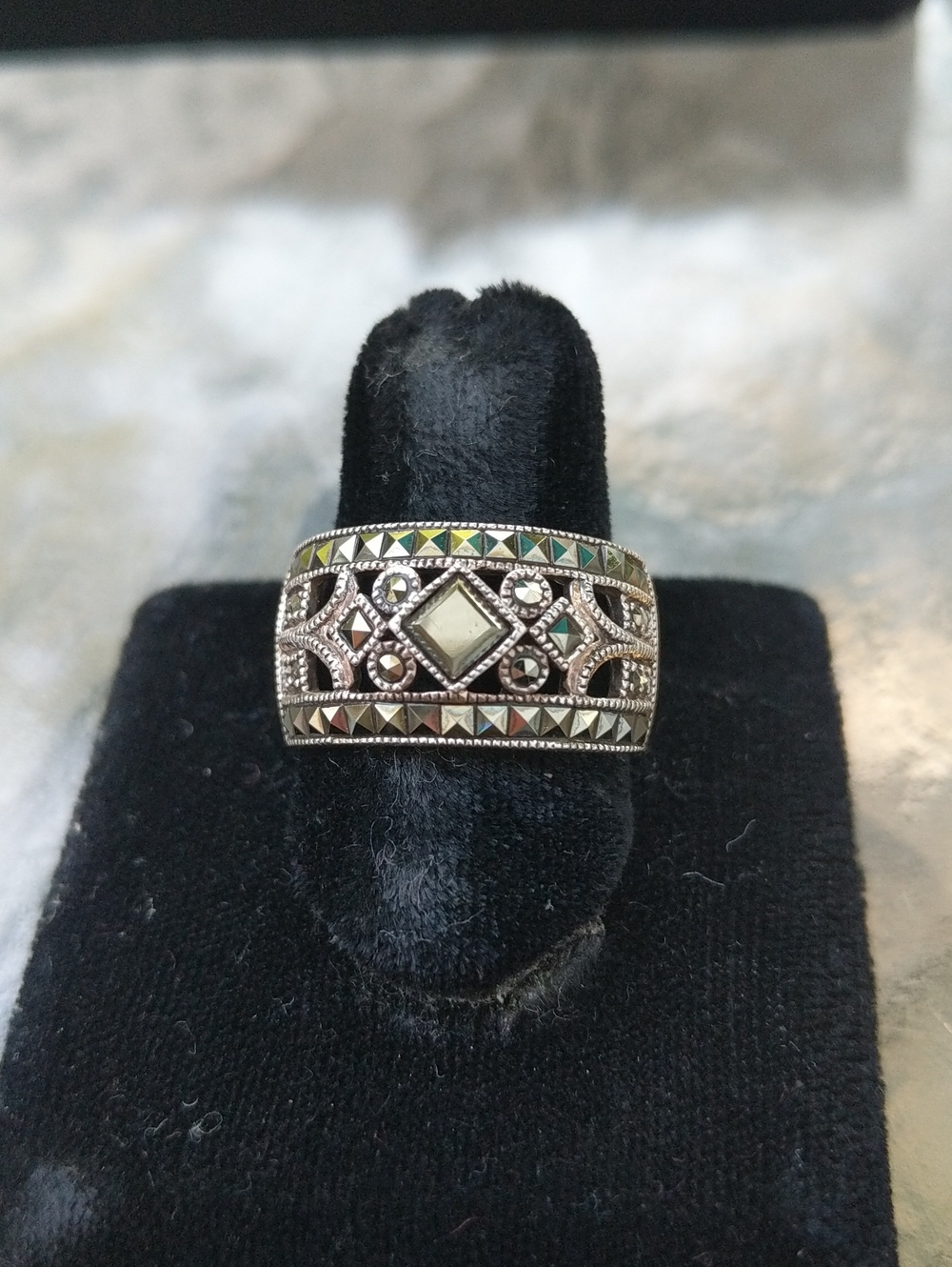 Judith Jack Sterling Silver Ring